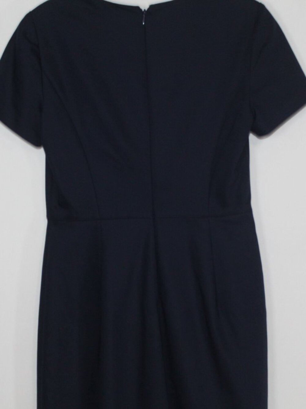 J.Crew navy sheath knee length career wear dress office size 4 - Picture 9 of 11